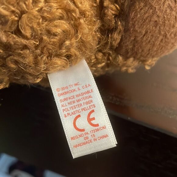 Ty Beanie Boos Maddie the Brown Dog w Pink Bow NWT 9” tall Excellent Condition - Picture 7 of 9